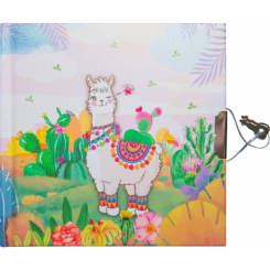 Канцтовари - Блокнот Malevaro на замочку Весела Лама (481902-U) Канцтовари - Блокнот Malevaro на замочку Весела Лама (481902-U)