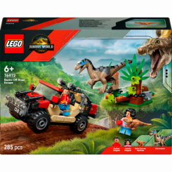 Конструктори LEGO - Конструктор LEGO Jurassic World Втеча по бездоріжжю від раптора (76972) Конструктори LEGO - Конструктор LEGO Jurassic World Втеча по бездоріжжю від раптора (76972)