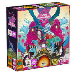 Настільні ігри - Настільна гра Rozum Острів Динозаврів (R031UA) Настільні ігри - Настільна гра Rozum Острів Динозаврів (R031UA)