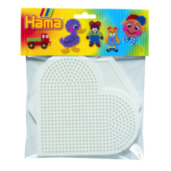 Мозаїка - Набір полів Hama Midi Великі серце та шестикутник (4454) Мозаїка - Набір полів Hama Midi Великі серце та шестикутник (4454)