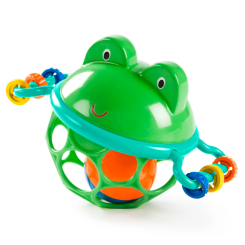 Брязкальця, прорізувачі - Брязкальце Oball Жабеня (10063) Брязкальця, прорізувачі - Брязкальце Oball Жабеня (10063)