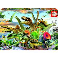 Пазли - Пазл Educa Динозаври 500 деталей (17961) Пазли - Пазл Educa Динозаври 500 деталей (17961)