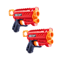 Помпова зброя - Набір бластерів X-Shot Excel Double micro 2.0 (36727R) Помпова зброя - Набір бластерів X-Shot Excel Double micro 2.0 (36727R)