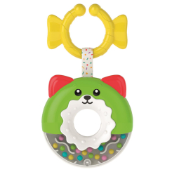 Брязкальця, прорізувачі - Брязкальце Clementoni Donut Rattle (17504) Брязкальця, прорізувачі - Брязкальце Clementoni Donut Rattle (17504)