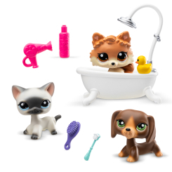 Фігурки персонажів - Ігровий набір Littlest Pet Shop Спа-грумінг (00638) Фігурки персонажів - Ігровий набір Littlest Pet Shop Спа-грумінг (00638)