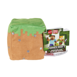 Персонажі мультфільмів - М'яка іграшка Minecraft Трав'яний блок (JGR74/4) Персонажі мультфільмів - М'яка іграшка Minecraft Трав'яний блок (JGR74/4)