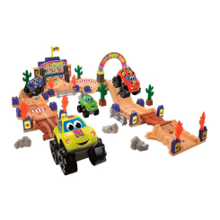 Конструктори з унікальними деталями - Конструктор Ecoiffier Abrick Перегони монстр траків 97 елементів (003034) Конструктори з унікальними деталями - Конструктор Ecoiffier Abrick Перегони монстр траків 97 елементів (003034)