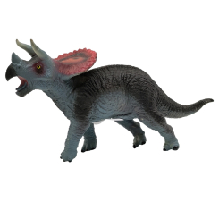 Фігурки тварин - Інтерактивна іграшка Bibi Toys Динозавр сіро-чорний з червоним гребнем (762190BT/3) Фігурки тварин - Інтерактивна іграшка Bibi Toys Динозавр сіро-чорний з червоним гребнем (762190BT/3)