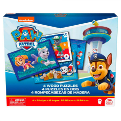 Пазли - Пазл дерев'яний Spin Master Paw Patrol 4 в 1 (SM98490/6066803) Пазли - Пазл дерев'яний Spin Master Paw Patrol 4 в 1 (SM98490/6066803)