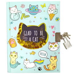 Канцтовари - Блокнот Malevaro Котики на замочку (W361961) Канцтовари - Блокнот Malevaro Котики на замочку (W361961)