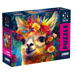 Пазли - Пазли De.tail Чарівна лама 1000 елементів (DT1000-11) Пазли - Пазли De.tail Чарівна лама 1000 елементів (DT1000-11)