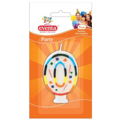 Аксесуари для свят - Свічка для торта EVENTA Цифра 0 (39100300) (39101200) Аксесуари для свят - Свічка для торта EVENTA Цифра 0 (39100300) (39101200)