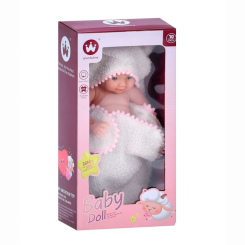 Пупси - Пупс Limo Toy в білій ковдрі (W10T-03-07E/1) Пупси - Пупс Limo Toy в білій ковдрі (W10T-03-07E/1)