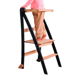 Дитячі меблі - Складний стілець Goodevas Монтессорі графіт (4820281140570) Дитячі меблі - Складний стілець Goodevas Монтессорі графіт (4820281140570)