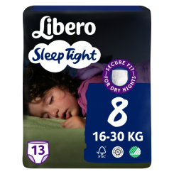 Підгузки - Підгузки-трусики Libero Sleep Tight 8 16-30 кг 13 шт (7322541193854) Підгузки - Підгузки-трусики Libero Sleep Tight 8 16-30 кг 13 шт (7322541193854)