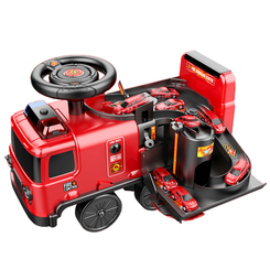 Електромобілі - Електротолокар Dearbong Пожежна машина 2 в 1 (EPT755466) Електромобілі - Електротолокар Dearbong Пожежна машина 2 в 1 (EPT755466)