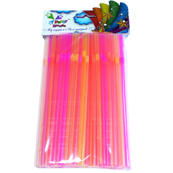 Аксесуари для свят - Трубочки Party House Неонові асорті 100 штук (6928447101422) Аксесуари для свят - Трубочки Party House Неонові асорті 100 штук (6928447101422)