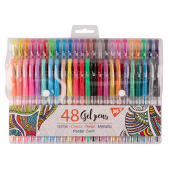 Канцтовари - Набір гелевих ручок Yes 48 штук (420436) Канцтовари - Набір гелевих ручок Yes 48 штук (420436)