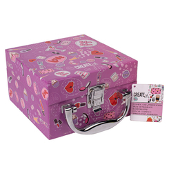 Косметика - Набір дитячої косметики Create It! Б'юті кейс на замочку (84506) Косметика - Набір дитячої косметики Create It! Б'юті кейс на замочку (84506)