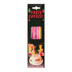Аксесуари для свят - Свічки Party Party House асорті 24 шт (6932673593135) Аксесуари для свят - Свічки Party Party House асорті 24 шт (6932673593135)