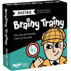 Настільні ігри - Настільна гра Brainy Trainy Логіка (УКР057) Настільні ігри - Настільна гра Brainy Trainy Логіка (УКР057)