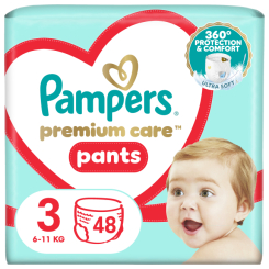Підгузки - Підгузки-трусики Pampers Premium care Midi 6-11 кг 48 шт (8001090759795) Підгузки - Підгузки-трусики Pampers Premium care Midi 6-11 кг 48 шт (8001090759795)