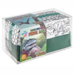 Набори для творчості - Пенал-розмальовка Moxy Dinosaur Expedition з фломастерами (990194) Набори для творчості - Пенал-розмальовка Moxy Dinosaur Expedition з фломастерами (990194)