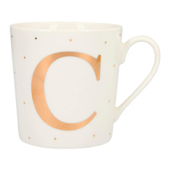 Чашки, склянки - Чашка Top Model з буквою C 300 мл фарфорова (045909/27) Чашки, склянки - Чашка Top Model з буквою C 300 мл фарфорова (045909/27)