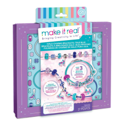 Набори для творчості - Набір для створення браслетів Make it Real Синє сяйво (MR1721) Набори для творчості - Набір для створення браслетів Make it Real Синє сяйво (MR1721)