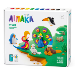 Набори для ліплення - Меганабір пластиліну Ліпака Птахи (15013-UA01) Набори для ліплення - Меганабір пластиліну Ліпака Птахи (15013-UA01)
