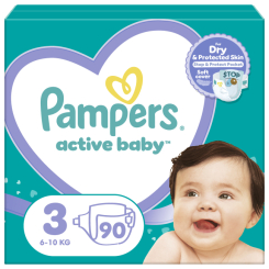 Підгузки - Підгузки Pampers Active Baby Giant Midi 6-10 кг 90 шт (8001090949455) Підгузки - Підгузки Pampers Active Baby Giant Midi 6-10 кг 90 шт (8001090949455)