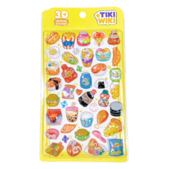 Набори для творчості - Набір 3D-наліпок Tiki Wiki Crystal Тікі смаколики (51368) Набори для творчості - Набір 3D-наліпок Tiki Wiki Crystal Тікі смаколики (51368)