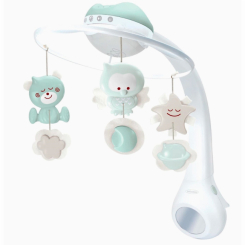 Підвіски, мобілі - Музичний мобіль Infantino зелений (302049I) Підвіски, мобілі - Музичний мобіль Infantino зелений (302049I)