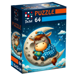 Пазли - Пазл De.tail Сонний поні 64 деталі (DT1234-06) Пазли - Пазл De.tail Сонний поні 64 деталі (DT1234-06)