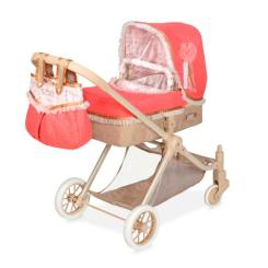 Транспорт і улюбленці - Візок для ляльки Metr plus рожева 3 в 1 (80733) Транспорт і улюбленці - Візок для ляльки Metr plus рожева 3 в 1 (80733)