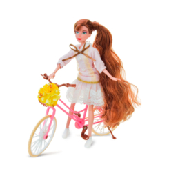 Ляльки - Лялька Kids Hits Emily Romantic з велосипедом (KH23/019) Ляльки - Лялька Kids Hits Emily Romantic з велосипедом (KH23/019)