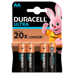 Акумулятори і батарейки - Батарейки алкалінові Duracell Ultra Power АА 1.5V LR6 4 шт (5000394062573b) Акумулятори і батарейки - Батарейки алкалінові Duracell Ultra Power АА 1.5V LR6 4 шт (5000394062573b)