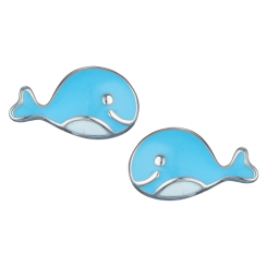 Ювелірні прикраси - Сережки UmaUmi Кит срібло блакитні (9029443581700) Ювелірні прикраси - Сережки UmaUmi Кит срібло блакитні (9029443581700)