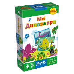 Настільні ігри - Настільна гра Granna Мої динозаври (82531) Настільні ігри - Настільна гра Granna Мої динозаври (82531)