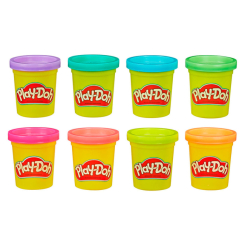 Набори для ліплення - Набір для ліплення Play-Doh Неон 8 кольорів (E5044/Е5063) Набори для ліплення - Набір для ліплення Play-Doh Неон 8 кольорів (E5044/Е5063)