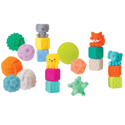 Розвивальні іграшки - Ігровий набір Infantino М'ячики, кубики і лісові звірятка (315364) Розвивальні іграшки - Ігровий набір Infantino М'ячики, кубики і лісові звірятка (315364)