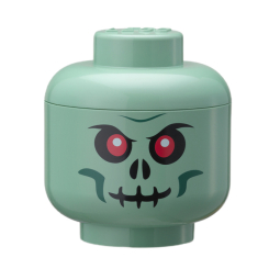 Бокси для іграшок - Бокс-голова LEGO Lifestyle Green skeleton mini (40330805) Бокси для іграшок - Бокс-голова LEGO Lifestyle Green skeleton mini (40330805)