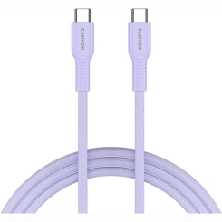 Павербанки - Кабель Canyon OnWire 60CL C-C 60W COLOR Braided 1 м Purple (CND-CCAP60AB10PU) Павербанки - Кабель Canyon OnWire 60CL C-C 60W COLOR Braided 1 м Purple (CND-CCAP60AB10PU)