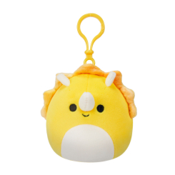 Брелоки - Брелок Squishmallows Трицератопс 9 см (SQCP00216) Брелоки - Брелок Squishmallows Трицератопс 9 см (SQCP00216)