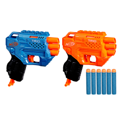 Помпова зброя - Набір іграшкових бластерів NERF Elite 2.0 Trio Combo (F6786) Помпова зброя - Набір іграшкових бластерів NERF Elite 2.0 Trio Combo (F6786)
