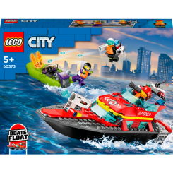 Конструктори LEGO - Конструктор LEGO City Човен пожежної бригади (60373) Конструктори LEGO - Конструктор LEGO City Човен пожежної бригади (60373)