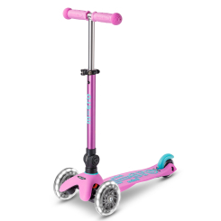 Самокати - Самокат Micro Mini Deluxe Foldable LED Лавандовий (MMD398) Самокати - Самокат Micro Mini Deluxe Foldable LED Лавандовий (MMD398)