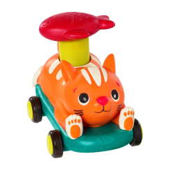 Машинки для малюків - Машинка Battat Лапкомобілі Котик (BX2486Z) Машинки для малюків - Машинка Battat Лапкомобілі Котик (BX2486Z)