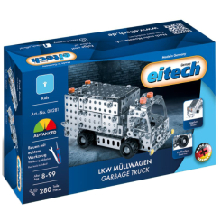 Конструктори з унікальними деталями - Конструктор Eitech Вантажівка сміттєвоз 280 деталей (С281) Конструктори з унікальними деталями - Конструктор Eitech Вантажівка сміттєвоз 280 деталей (С281)
