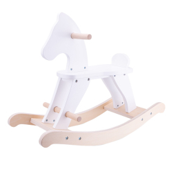 Ігрові комплекси, гойдалки, гірки - Гойдалка New classic toys Коник білий (11146) Ігрові комплекси, гойдалки, гірки - Гойдалка New classic toys Коник білий (11146)